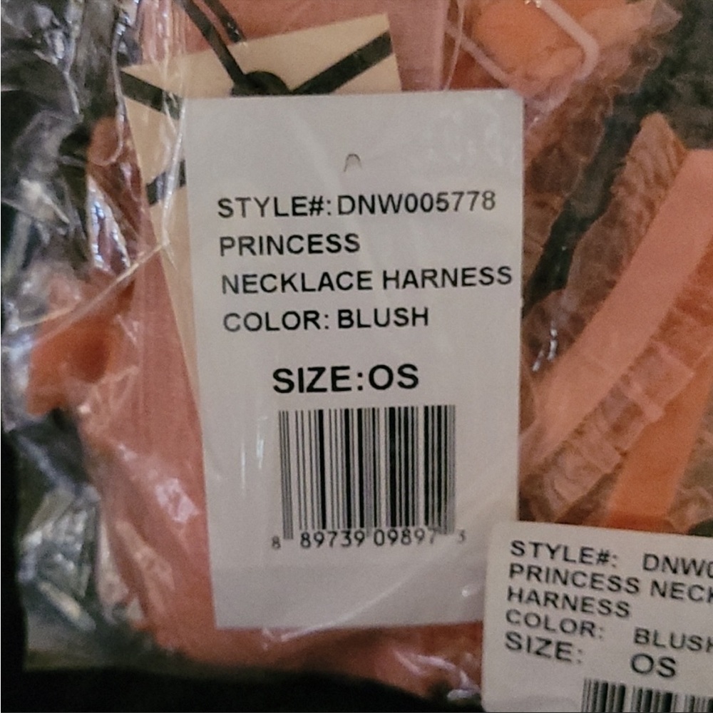 NWT REVOLVE Daydream Nation Princess Necklace Harness Blush One Size - Picture 12 of 12